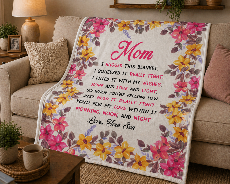 Mom You Will My Love In It – Coral Fleece Blanket