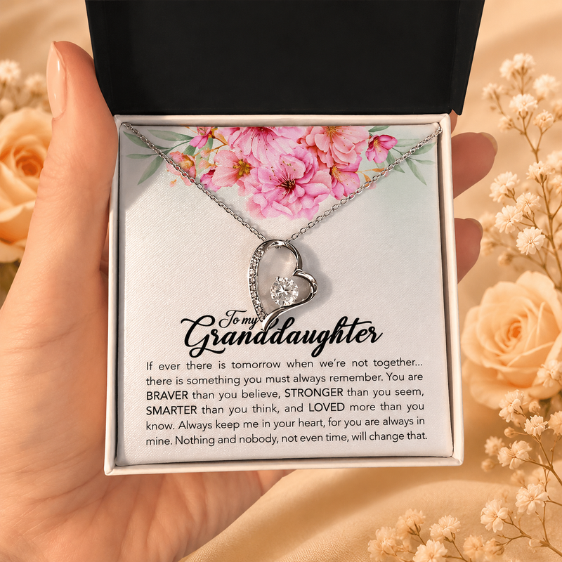 Brave Granddaughter - Forever Love Necklace
