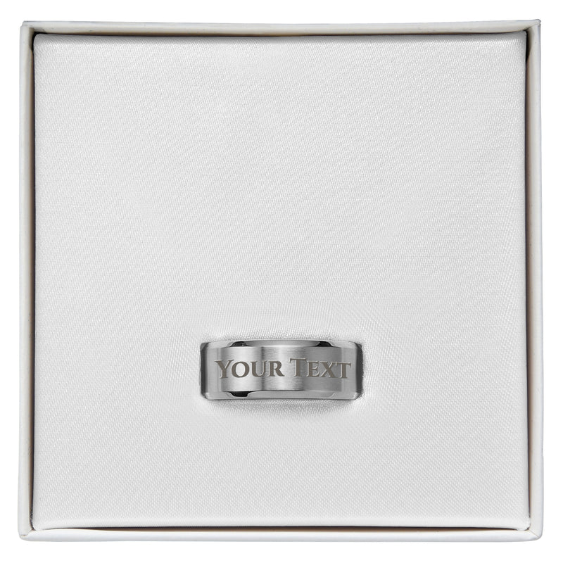 Engraved men's ring