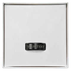 Engraved men's ring
