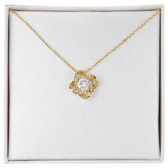 Love knot necklace