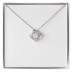 Love knot necklace