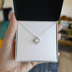 Love knot necklace