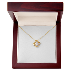 Love knot necklace