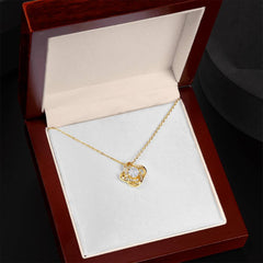 Love knot necklace