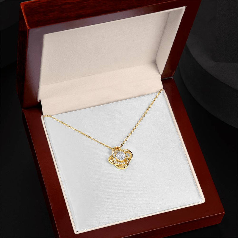 Love knot necklace