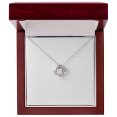 Love knot necklace