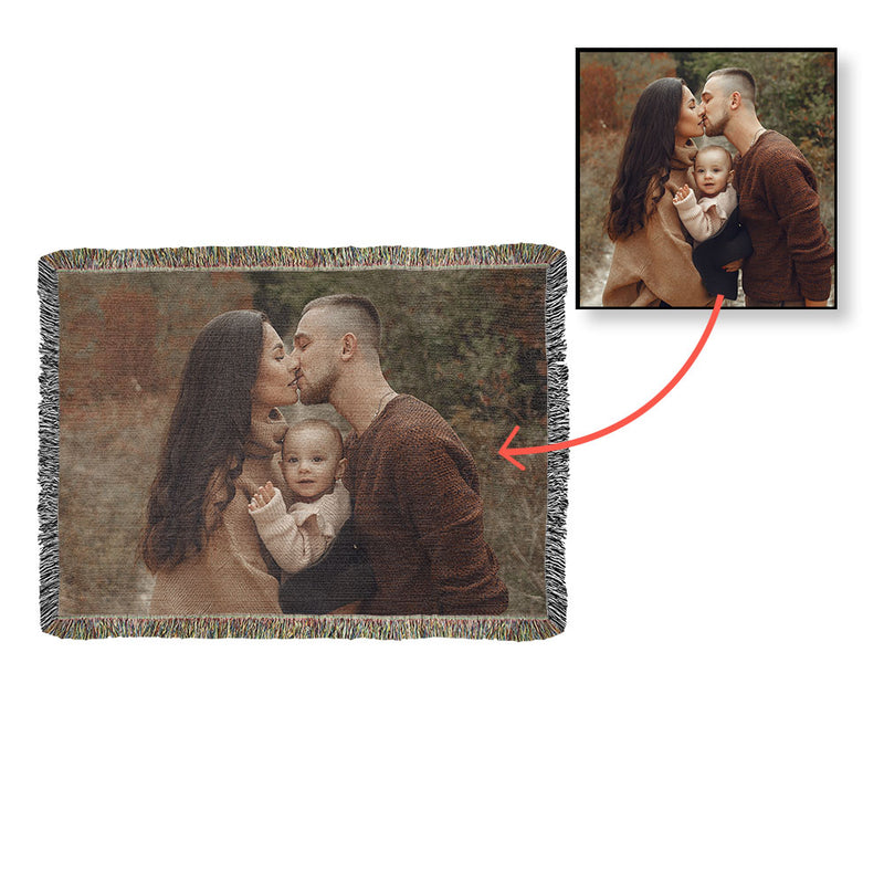 Heirloom Photo Woven Blanket (landscape)
